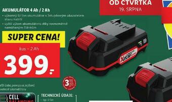 Lidl Akumulátor 2ah nabídka