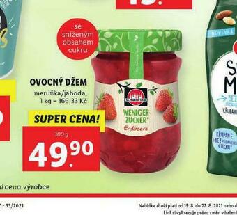 Lidl Ovocný džem nabídka