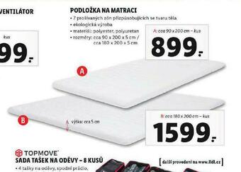 Lidl Podložka na matraci 90 x 200 cm nabídka