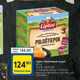 Tesco Liptov pološtiepok na gril nabídka