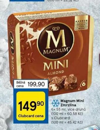Tesco Magnum mini zmrzlina nabídka