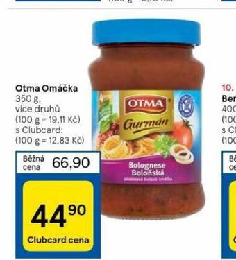Tesco Otma omáčka nabídka