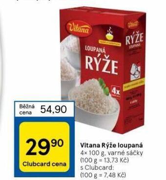 Tesco Vitana rýže loupaná nabídka