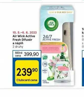 Tesco Air wick active fresh difuzér a náplň nabídka