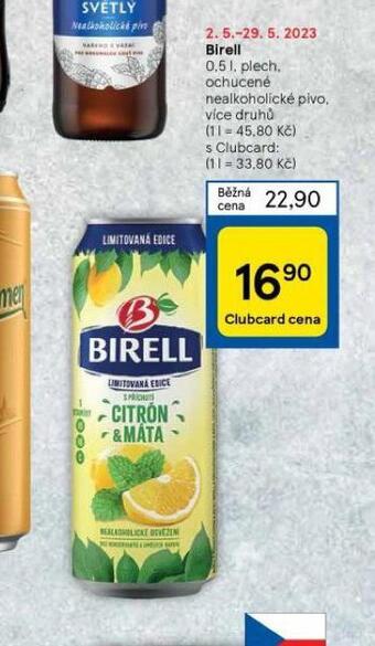 Tesco Birell nabídka