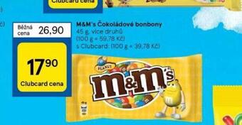 Tesco M&m´s čokoládové bonbony nabídka