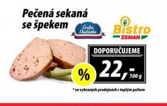 ZEMAN Pečená sekaná se špekem nabídka