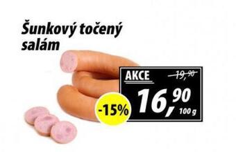ZEMAN Šunkový točený salám nabídka