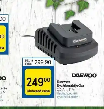 Tesco Daewoo rychlonabíječka nabídka