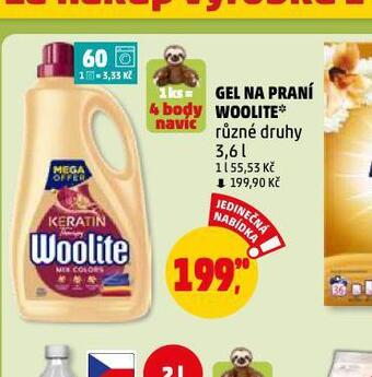 Penny Market Woolite gel na praní nabídka