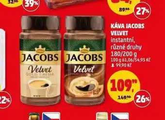 Penny Market Jacobs velvet instantní káva nabídka