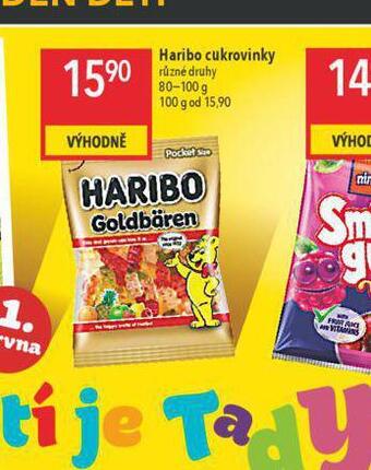 Globus Haribo cukrovinky nabídka