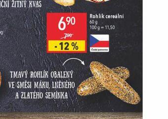 Globus Rohlík cereální nabídka