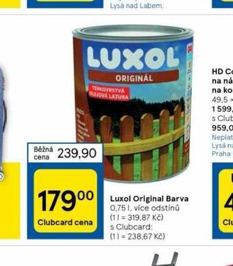 Tesco Luxol original barva nabídka