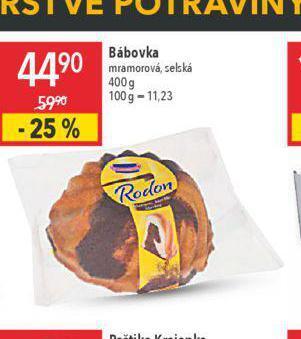 Globus Bábovka nabídka