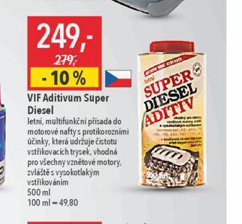 Globus Vif aditivum super diesel nabídka