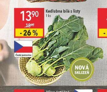 Globus Kedlubna bílá s listy nabídka