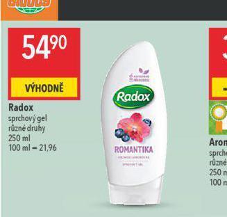 Globus Radox sprchový gel nabídka