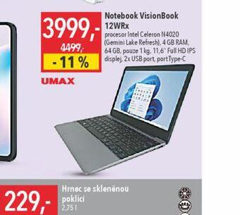 Globus Notebook visionbook umax nabídka