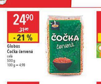 Globus Globus čočka červená nabídka