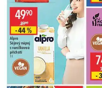 Globus Alpro sójový nápoj s vanilkovou příchutí nabídka