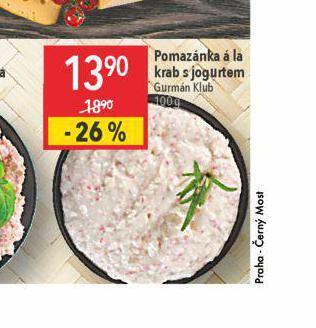 Pomazánka á la krab s jogurtem