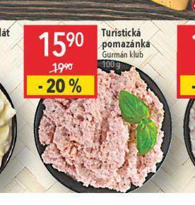 Globus Turistická pomazánka nabídka