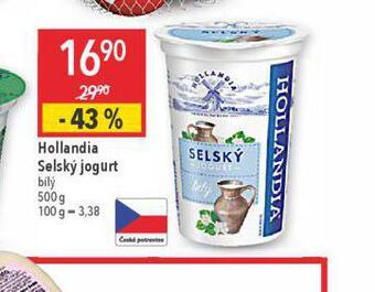 Globus Hollandia selský jogurt nabídka