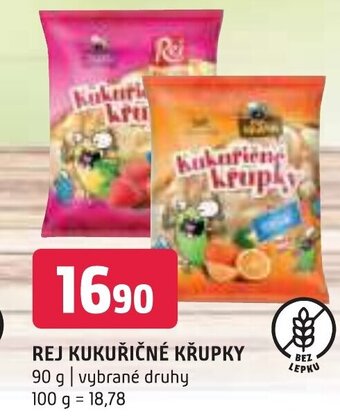 Terno REJ KUKUŘIČNÉ KŘUPKY 90 g nabídka