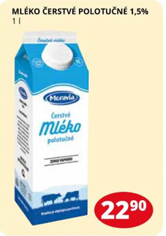 Flop MLÉKO ČERSTVÉ POLOTUČNÉ 1,5% 1l nabídka