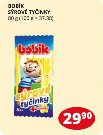Flop BOBÍK SÝROVÉ TYČINKY 80 g nabídka