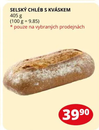 Flop SELSKÝ CHLÉB S KVÁSKEM 405 g nabídka
