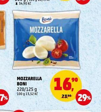 Penny Market Mozzarella boni nabídka