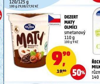 Penny Market Dezert maty olmíci nabídka