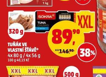 Penny Market Tuňák ve vlastní šťávě nabídka