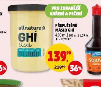 Penny Market Přepuštěné máslo ghí nabídka