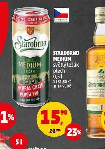 Penny Market Pivo starobrno medium nabídka