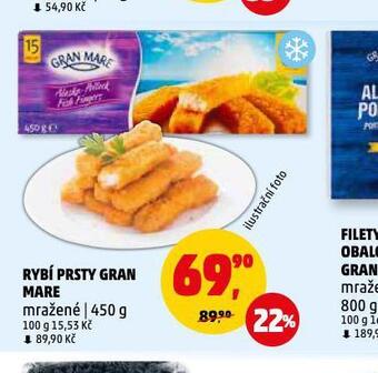 Penny Market Rybí prsty gran mare nabídka