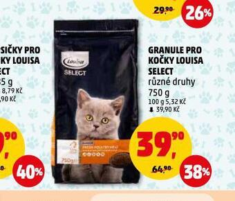 Penny Market Louisa select granule pro kočky nabídka