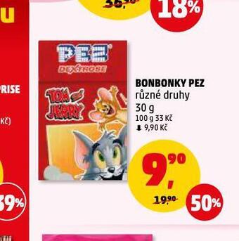 Penny Market Bonbonky pez nabídka