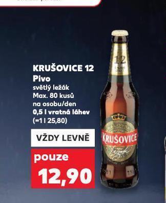 Kaufland Pivo krušovice nabídka