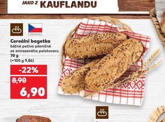 Kaufland Cereální bagetka nabídka