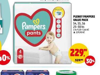 Penny Market Pampers dětské plenky nabídka