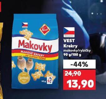 Kaufland Vest krekry nabídka