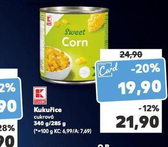 Kaufland Kukuřice nabídka