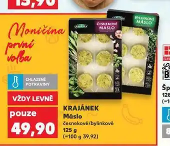 Kaufland Krajánek máslo nabídka
