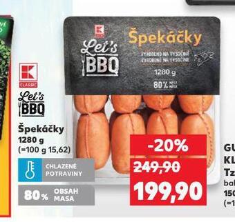 Kaufland Špekáčky nabídka