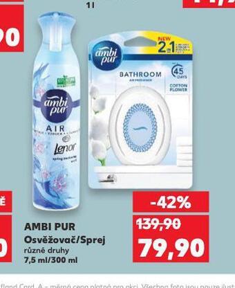 Kaufland Ambipur osvěžovač vzduchu nabídka