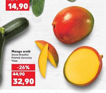 Kaufland Mango zralé nabídka
