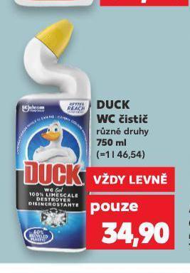Kaufland Duck wc čistič nabídka